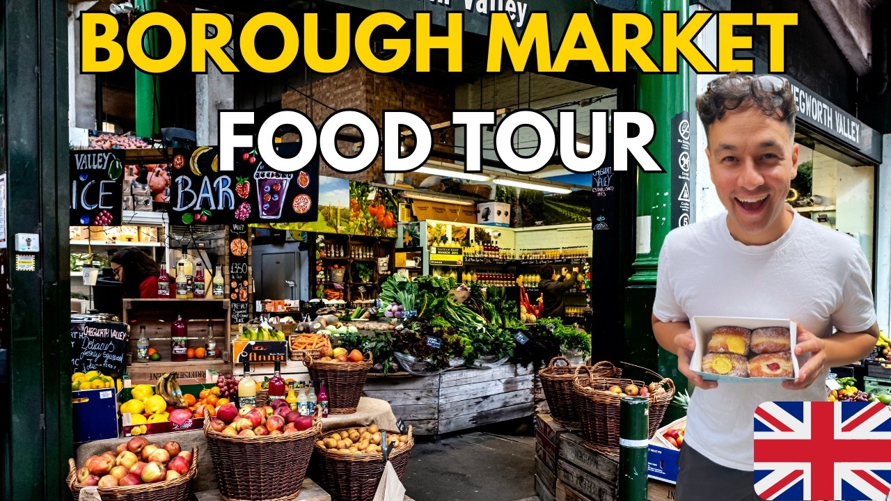 BEST FOOD MARKET IN THE WORLD 🇬🇧 Borough Market London 🇬🇧 Street Food Tour