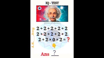IQ Test only for genius 🧐 Maths bring Test #math #mathgame #viral #trending  #ytshorts