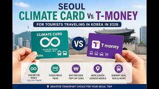 Seoul Climate Card vs T-money 2026: Which One Should Tourists Buy? screenshot 4