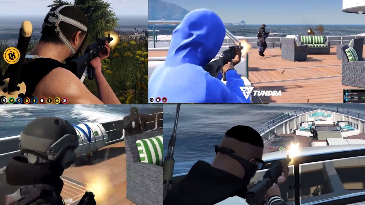 CG x ST Wipe SWAT after Jewellery Store Chase (All POVs) | GTA RP NoPixel 3.0