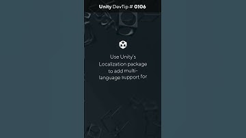 Struggling with multi-language support? #Unity3D #GameDev #Shorts