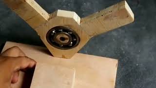 DIY Handmade Electric Generator Tutorial: Harnessing Power with Bearings, 2 Syringes, and a Motor!