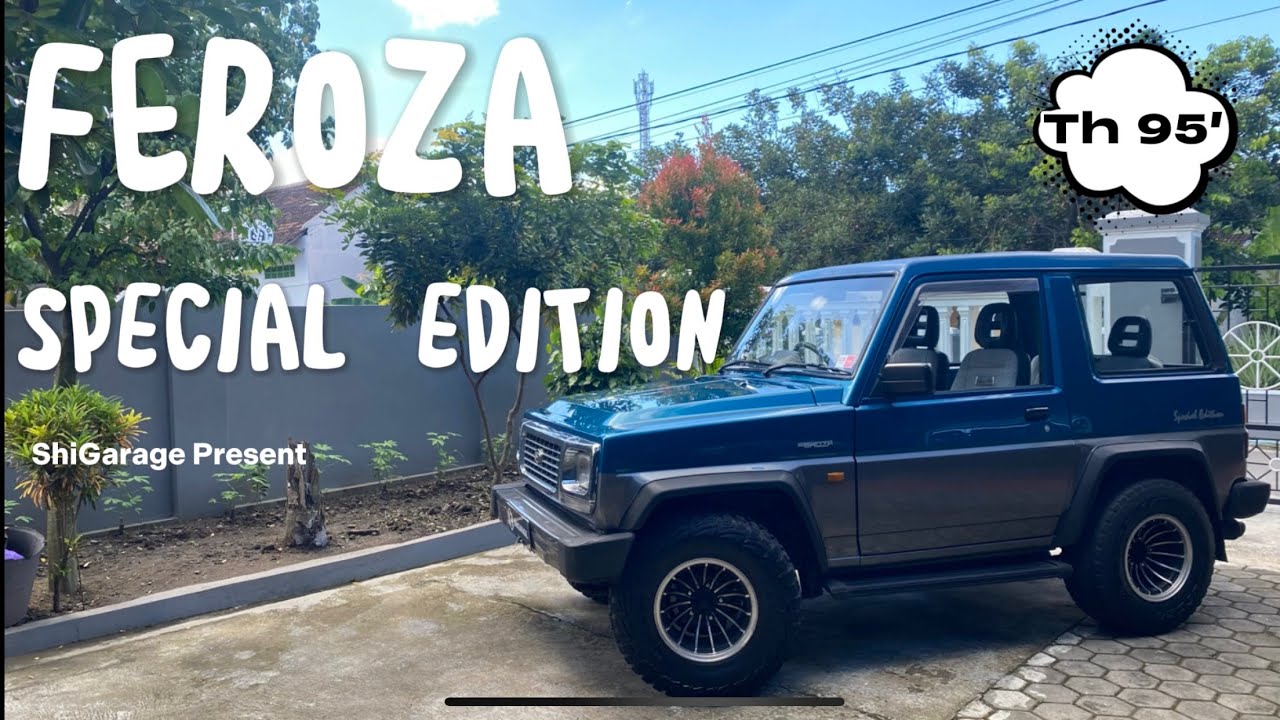 FEROZA SPECIAL EDITION 1995 WARNA TWOTONE ISTIMEWA #Feroza #daihatsuferoza #specialedition