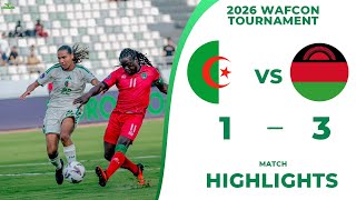 MALAWI🇲🇼 VS 🇩🇿ALGERIA (3-1)-MATCH HIGHLIGHTS & ALL GOALS-2026 WAFCON TOURNAMENT
