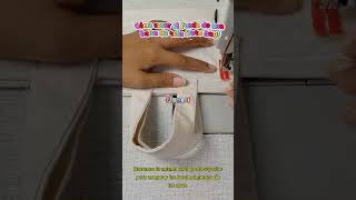 Cómo coser el fondo de una bolsa de tela (Tote Bag) ......#CosturaCreativa #CosturaParaPrincipiantes