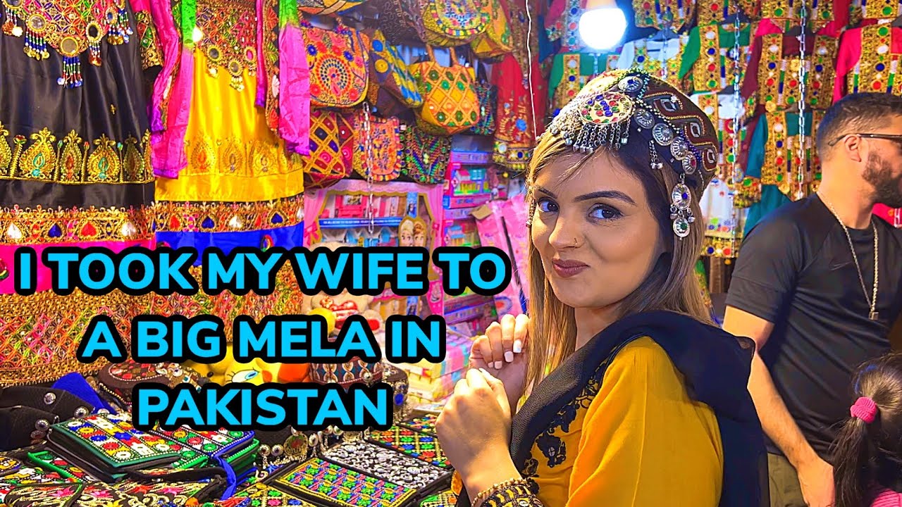 I TOOK MY WIFE TO A MASSIVE MELA IN PAKISTAN LAHORES BEAUTIFUL PARK