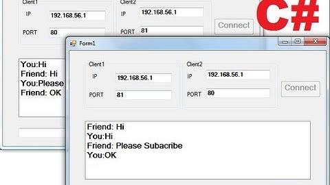 C# Tutorial 80: How to make a Chat Program in C# Part-3/4