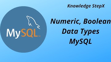Numeric, Boolean Data Types in MySQL