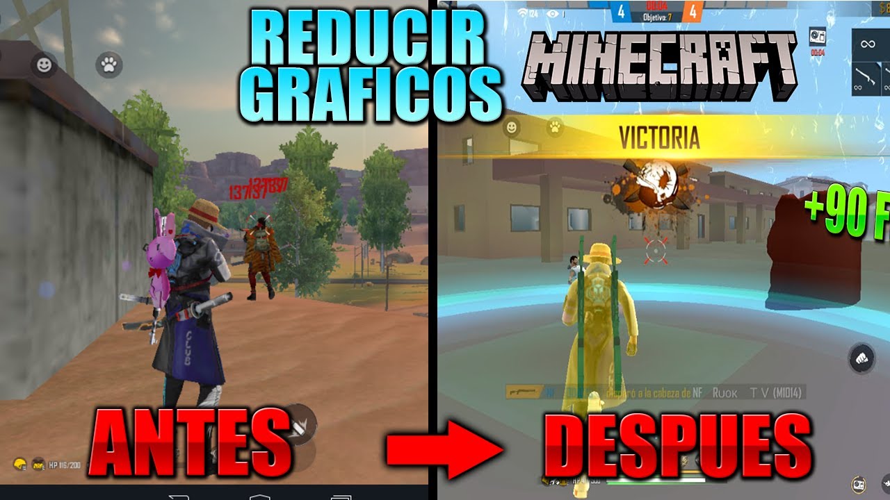 COMO REDUCIR LOS GRÁFICOS DE FREE FIRE! ¡JUEGA SIN LAG! PC ...