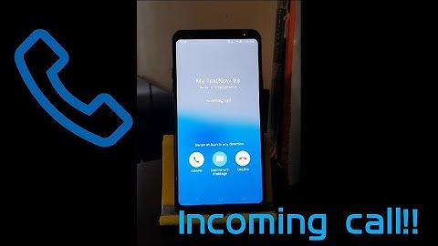 LG Stylo 4 incoming call