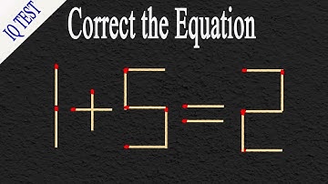 Move 1 matchstick to make the equation correct #matches #matchstickpuzzle #mathtricks #puzzles