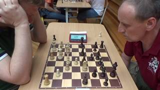 Shirov is forced to defend with white pieces in Sicilian dragon: Shirov - Laizans, Rapid chess