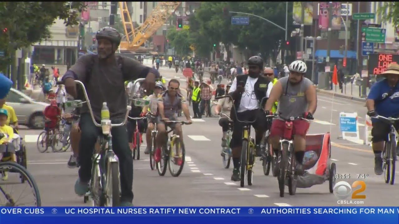 South Los Angeles goes car free for CicLAvia