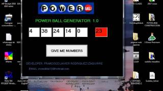 Powerball software number generator screenshot 5