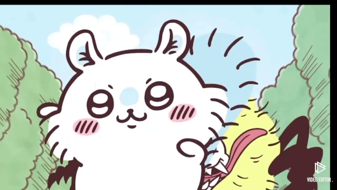 ちいかわ モモンガ アニメに登場 - YouTube