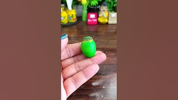 | Using HomemadeClay Making Miniature Tender Coconut #trending #viral #diy #shorts