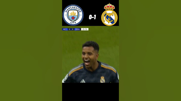 Man City 1-1 Real Madrid (3-4) highlights #shorts