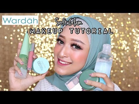 WARDAH ONE BRAND MAKEUP TUTORIAL (Soft Glam) | Seviq Febinita. 