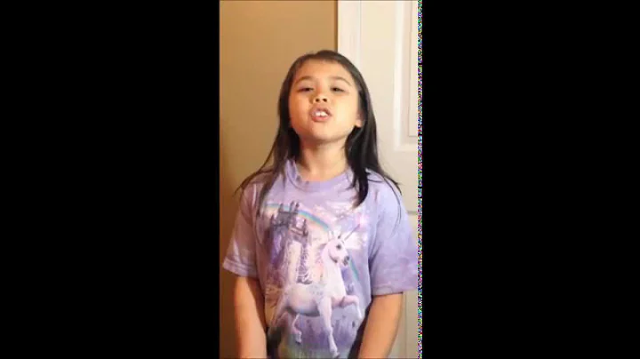 8 Year old sings like an Angel. . . Beautiful Litt...