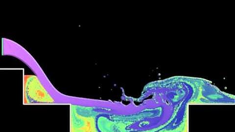 Another liquid flow simulation before online demo !