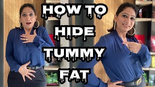 Tummy fat हो तो कैसे कपड़े पहने | 7 Styling tips to hide  your stomach fat very easily