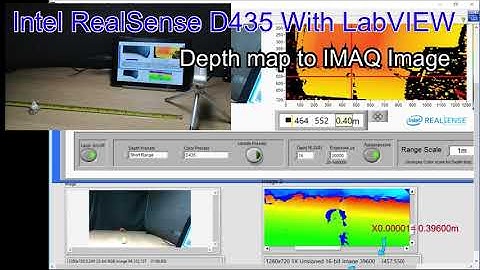 #EP6 Intel RealSense D435 with LabVIEW: Depth map to IMAQ Image