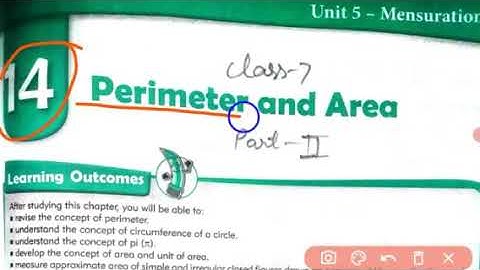 Class 7 math cbse | Chapter 14 Perimeter and Area Part 2 | mkd agrim academy