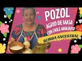 Pozol Agrio de Masa, con chile Amashito, bebida Ancestral