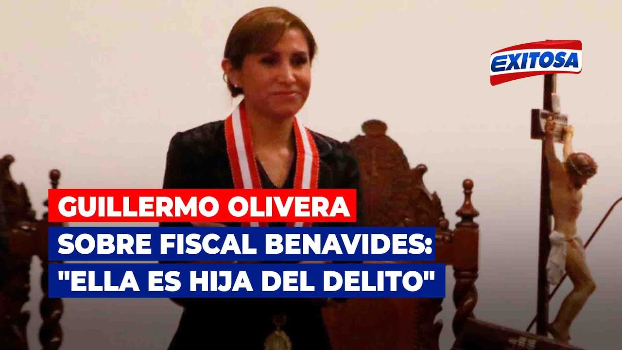 🔴🔵Guillermo Olivera sobre fiscal Benavides: 