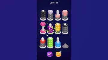 How to Beat Nut Sort Level 68 | Nut Sort Level 68 Walkthrough