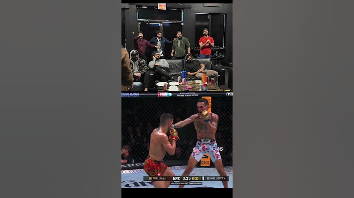 Ilia Topuria KNOCKS OUT MAX HOLLOWAYLIVE REACTION UFC 308
