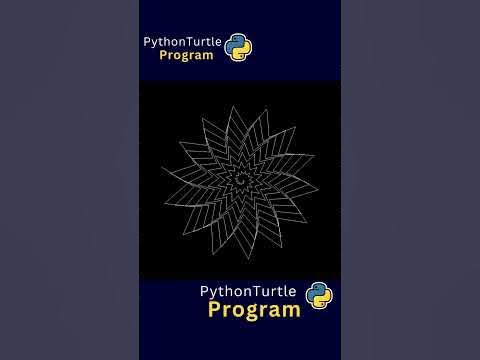 Python Turtle Graphics | python turtle Program | Beautiful Design using ...