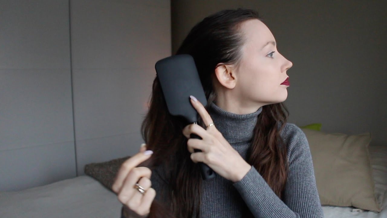 ASMR Hair Brushing | How I Make My Bun