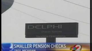 Delphi pension checks smaller