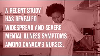 Why are nurses suffering from PTSD, burnout, depression and anxiety symptoms?