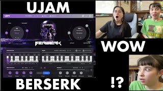 UJAM Virtual Beatmaker BERSERK Audio Effect Plug-in Review and jam!! レビュー！