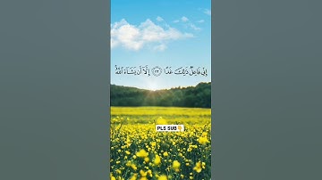 Qur'an Kareem Shikh El-Minshawy الشيخ المنشاوي سورة الكهف( ولا تقولن لشيء...)