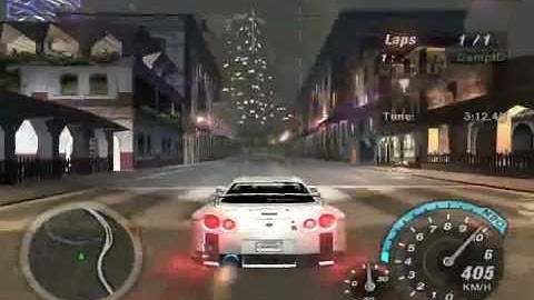 Need For Speed Underground 2 How To Get 412 km/h Using Skyline GTR