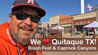 RV Road Trip to Caprock Canyons State Park | Bison Fest | Quitaque TX | RV Texas