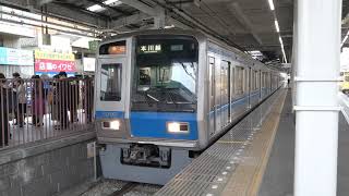 西武6000系6102F鷺ノ宮駅発車