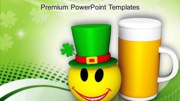 smiley face and beer mug celebration festival powerpoint templates ppt backgrounds for slides 0213 p
