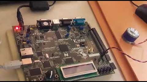 #interfacing #steper motor with FPGA #sparton 3E