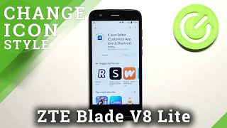 ZTE Blade V8 Lite - How to Change Icon Shape & Use X Icon Editor screenshot 2