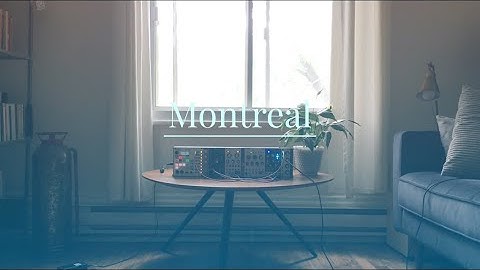 Montreal Eurorack Ambient Modular with Squarp Hermod / QuBit Chords / Mutable Clouds and Rings