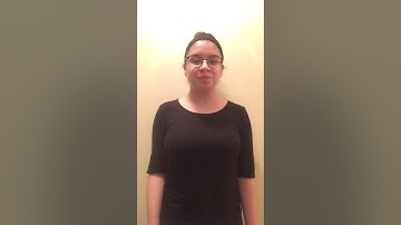 ASL 101- Unit 1 Learning Check Video