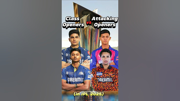 Gill+Sudharsan vs Jaiswal+Abhishek in IPL 2025 🔥
