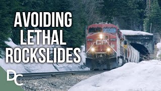 Trying To Avoid Lethal Rockslides | Rocky Mountain Railroad | Episode 5 | Documentary Central