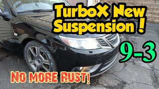 Rare Saab 9-3 TurboX Moded with a Hirsh Performance Suspension