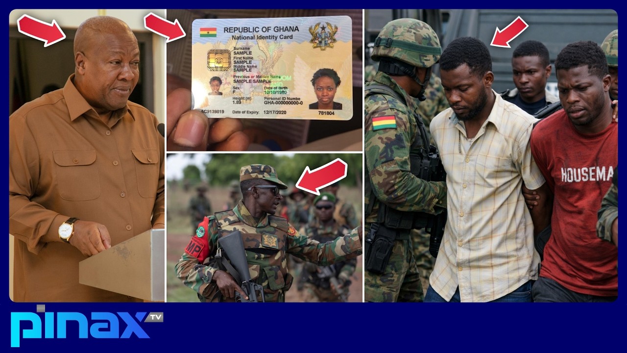 Eeii! Mahama Unleashes Military as 2 Wanted Nigerian Suspects Link to Ghana Card Forgery Are Hunted!