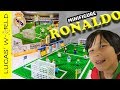 REAL MADRID Oyo Sports Building Play Set UNBOXING RONALDO MESSI Figure Kids Toys Review